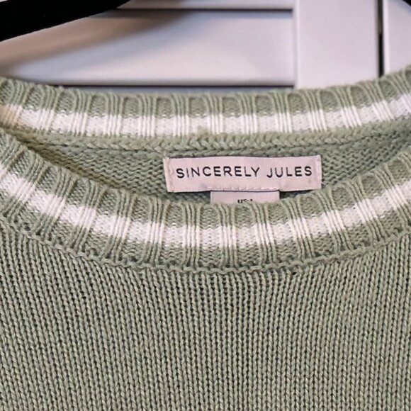 New Sincerely Jules Pickelball League Sweater: Size L/XL - Picture 8 of 9